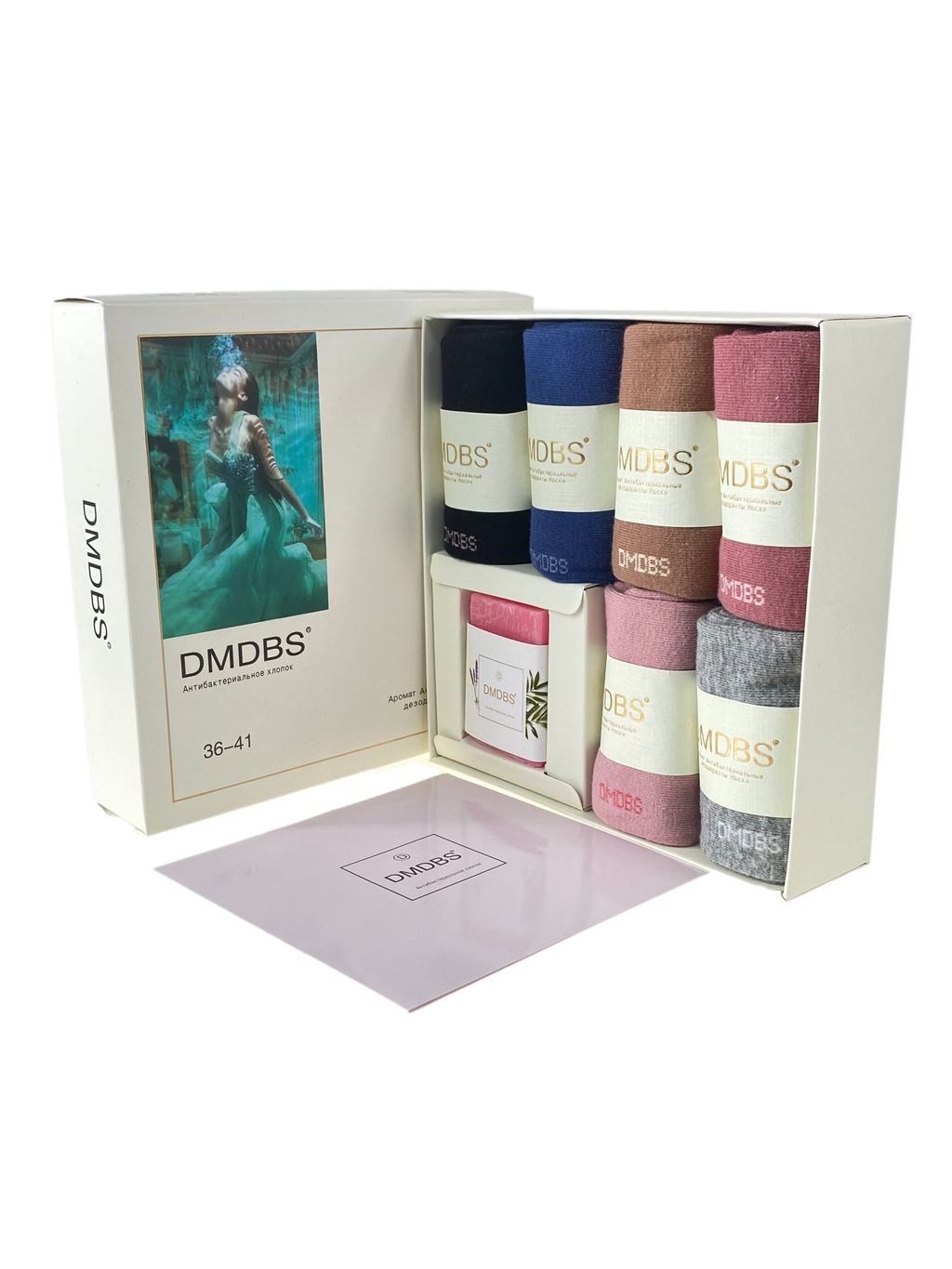 Подарочный набор женских ароматизированных носков с сюрпризом - Greta фото 33