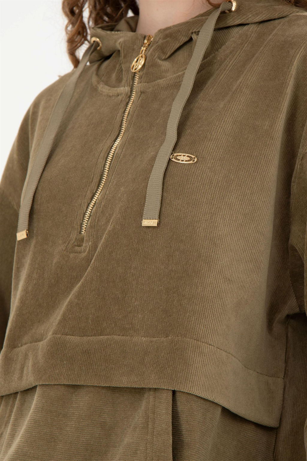 Женский свитшот цвета хаки - U.s. polo assn фото 7