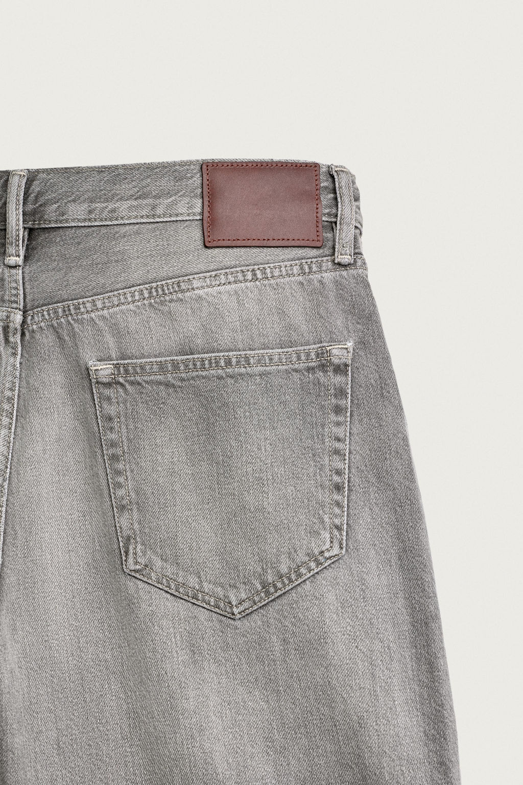 BERMUDA DENIM LOOSE FIT / Gris - Zara фото 9