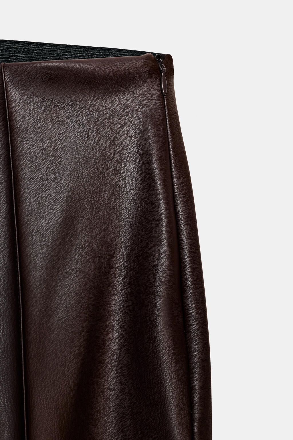 FAUX LEATHER MINI FLARE LEGGINGS - Zara фото 7