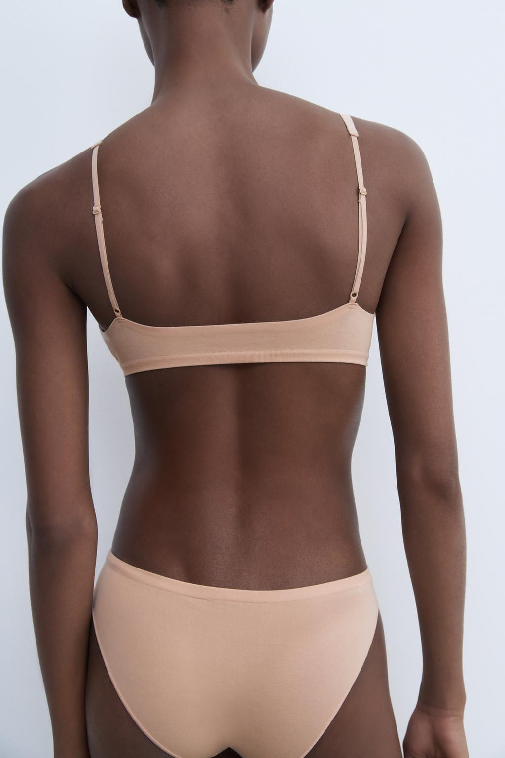 SEAMLESS TRIANGLE BRALETTE - Zara фото 2