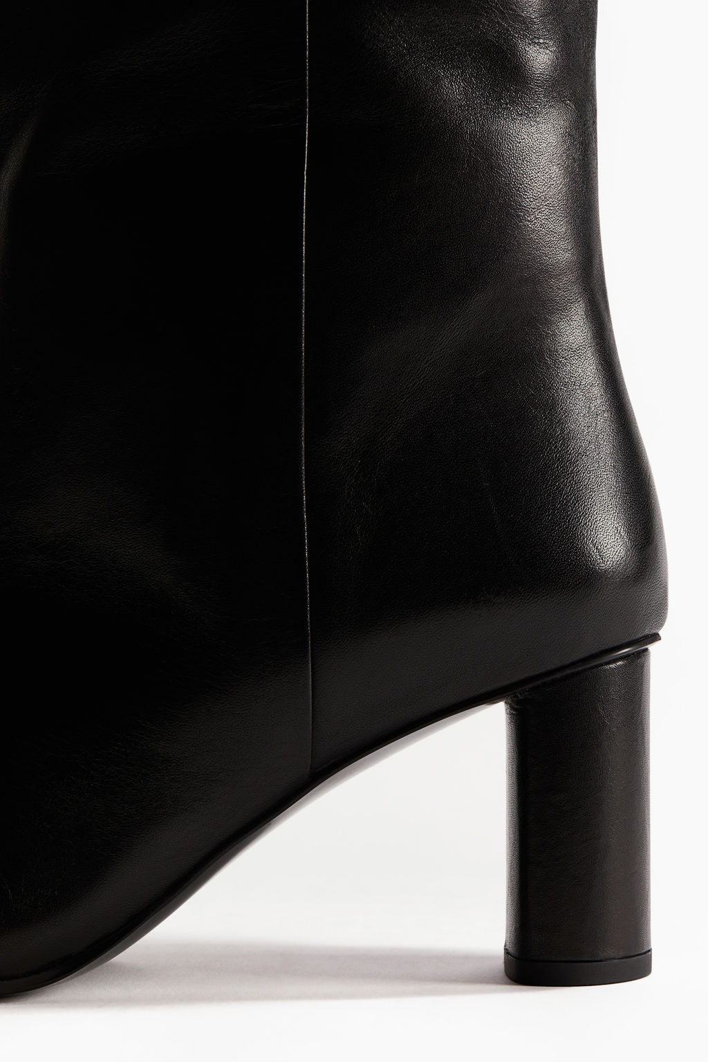 Botas de piel a la rodilla - H&m фото 7