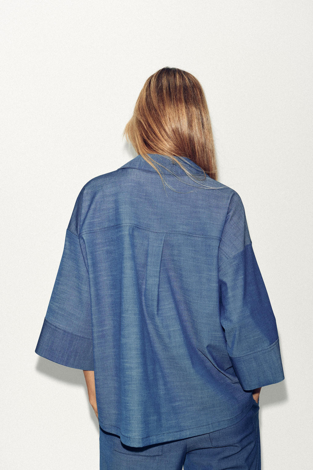 FLORAL KIMONO SHIRT - Zara фото 5