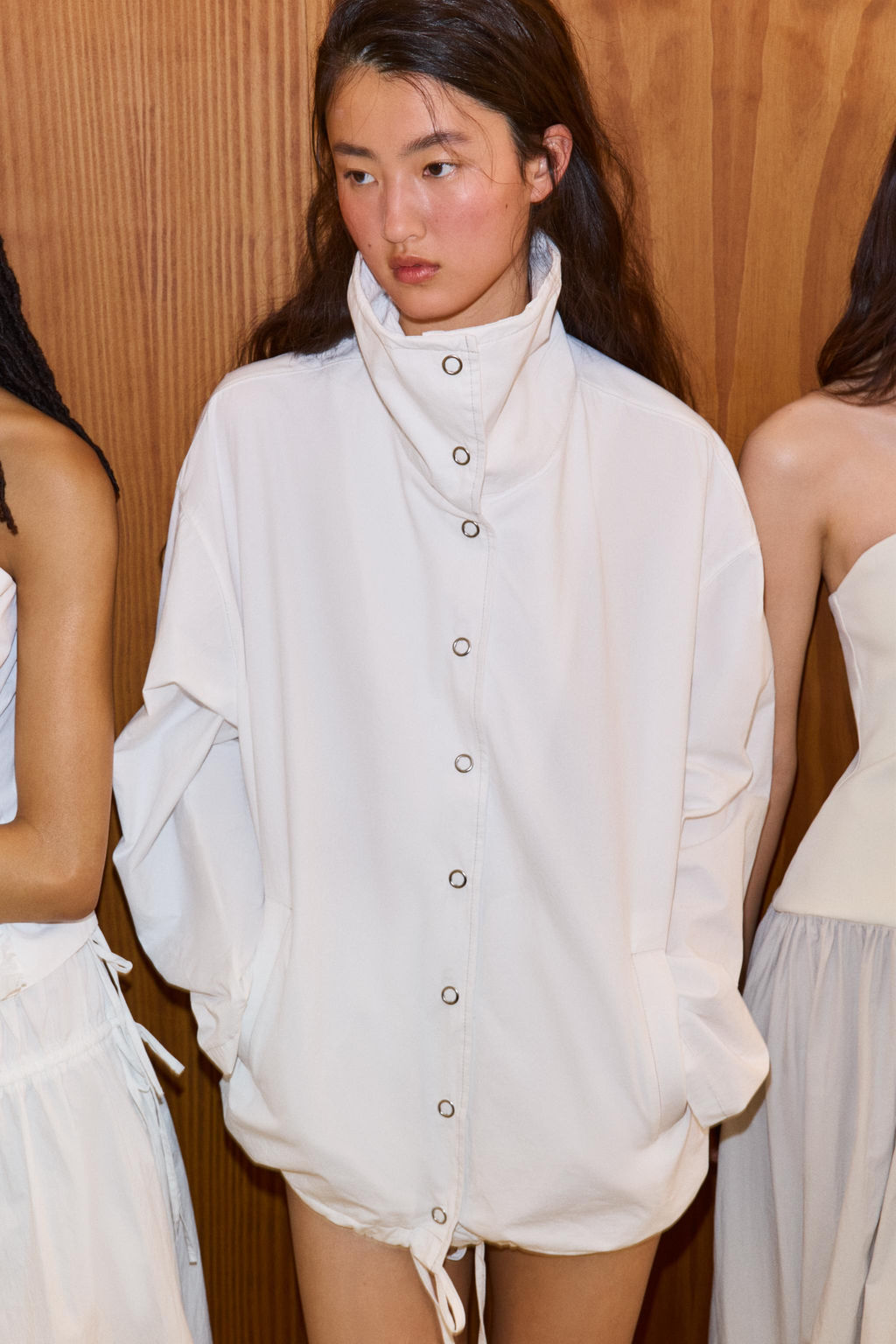 CHAQUETA OVERSIZE COSTURAS / Blanco - Zara фото 2