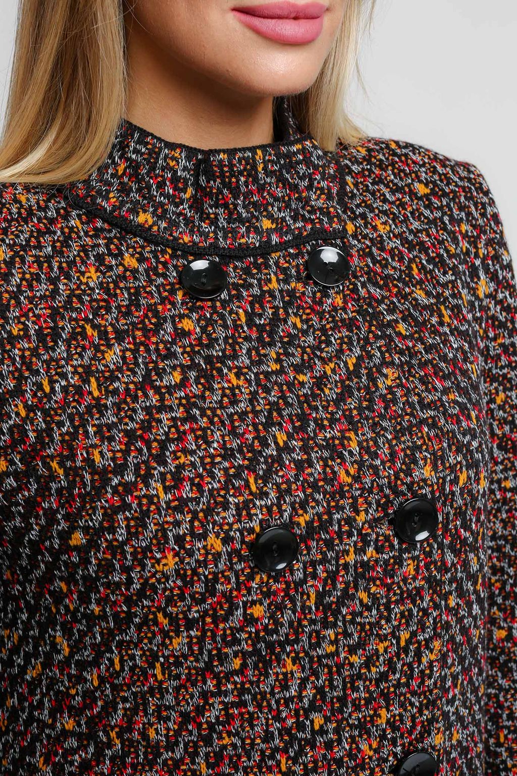 Кардиган Д 2819/черно-красный (1940) - Текстильная мануфактура фото 4