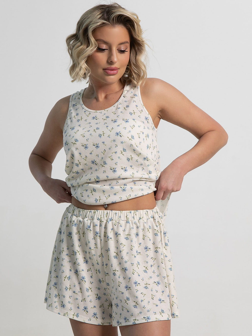 Костюм домашний с шортами Мила - Lt collection фото 2