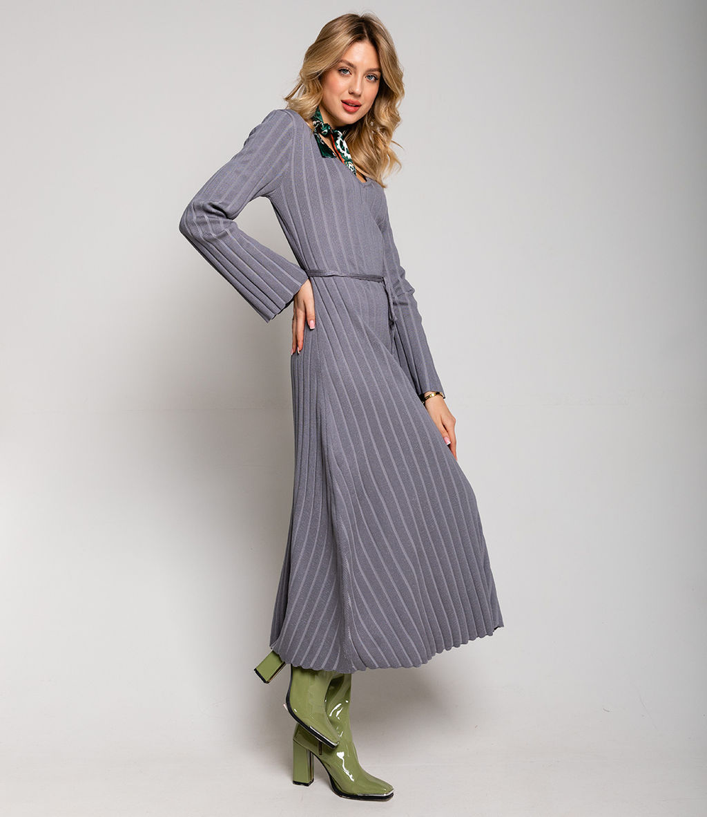 Платье #БШ2000, серый - Dommod фото 2