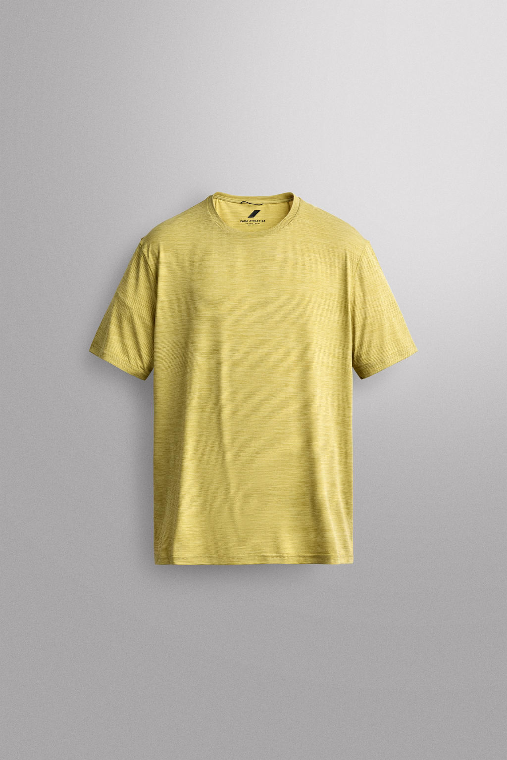 CAMISETA T?CNICA JACQUARD RAYAS / Amarillo - Zara фото 7
