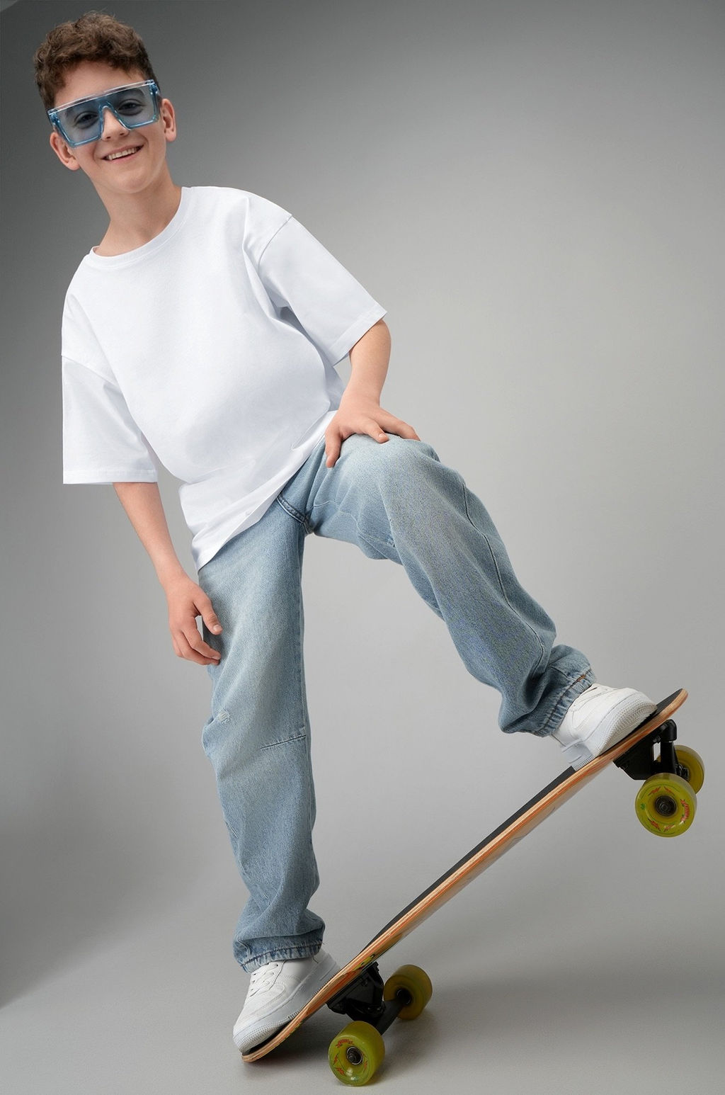 Детская футболка оверсайз Happyfox