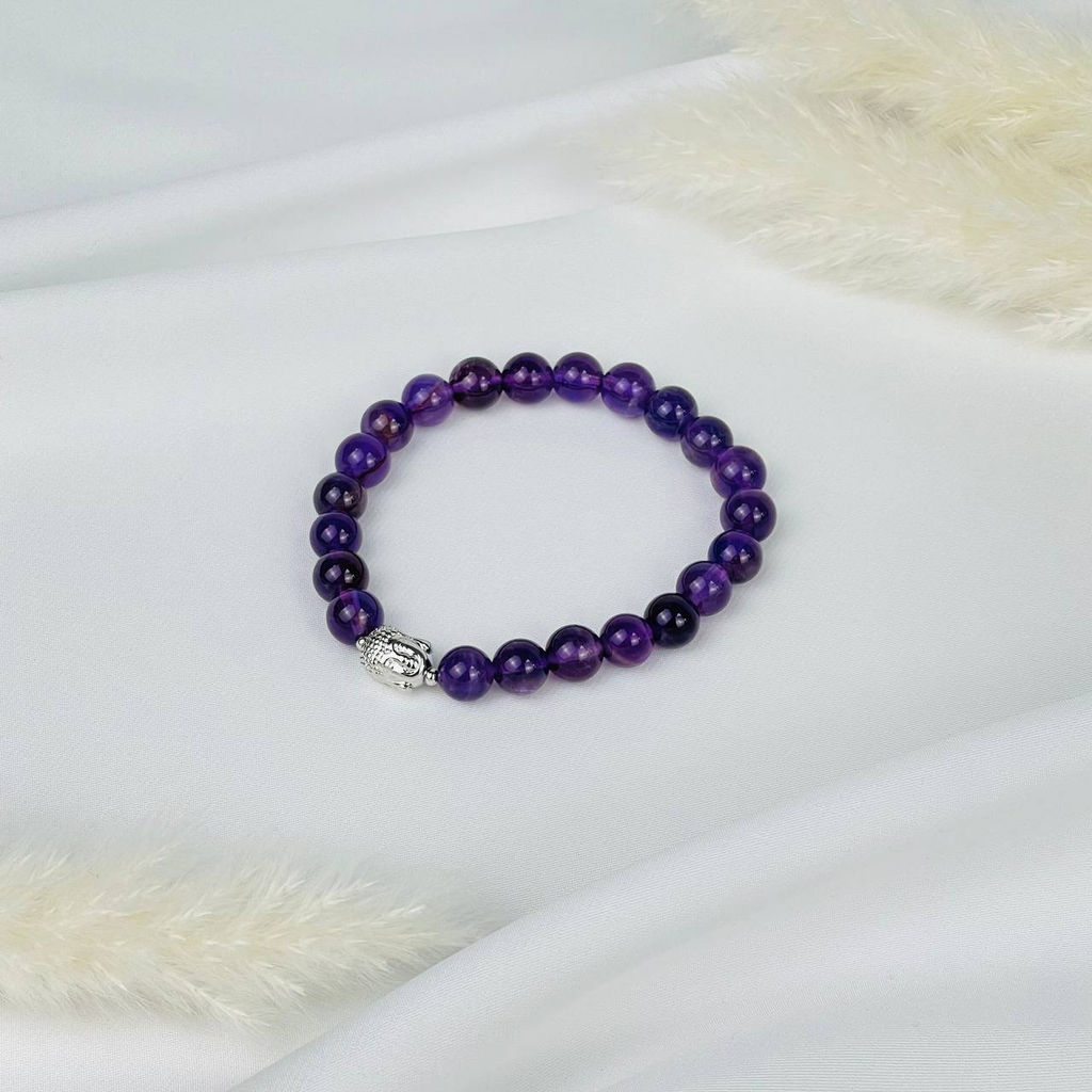 Браслет Будда из Аметиста 17 см - Радуга самоцветов фото 2