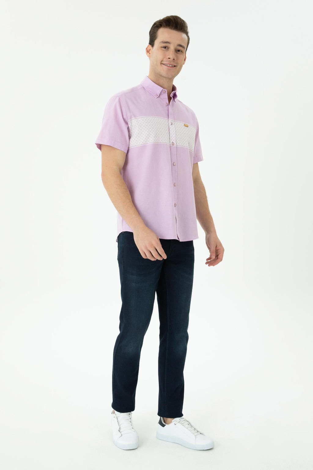 U. S. Polo Assn Мужская рубашка с коротким рукавом Magnolia - U.s. polo assn фото 18