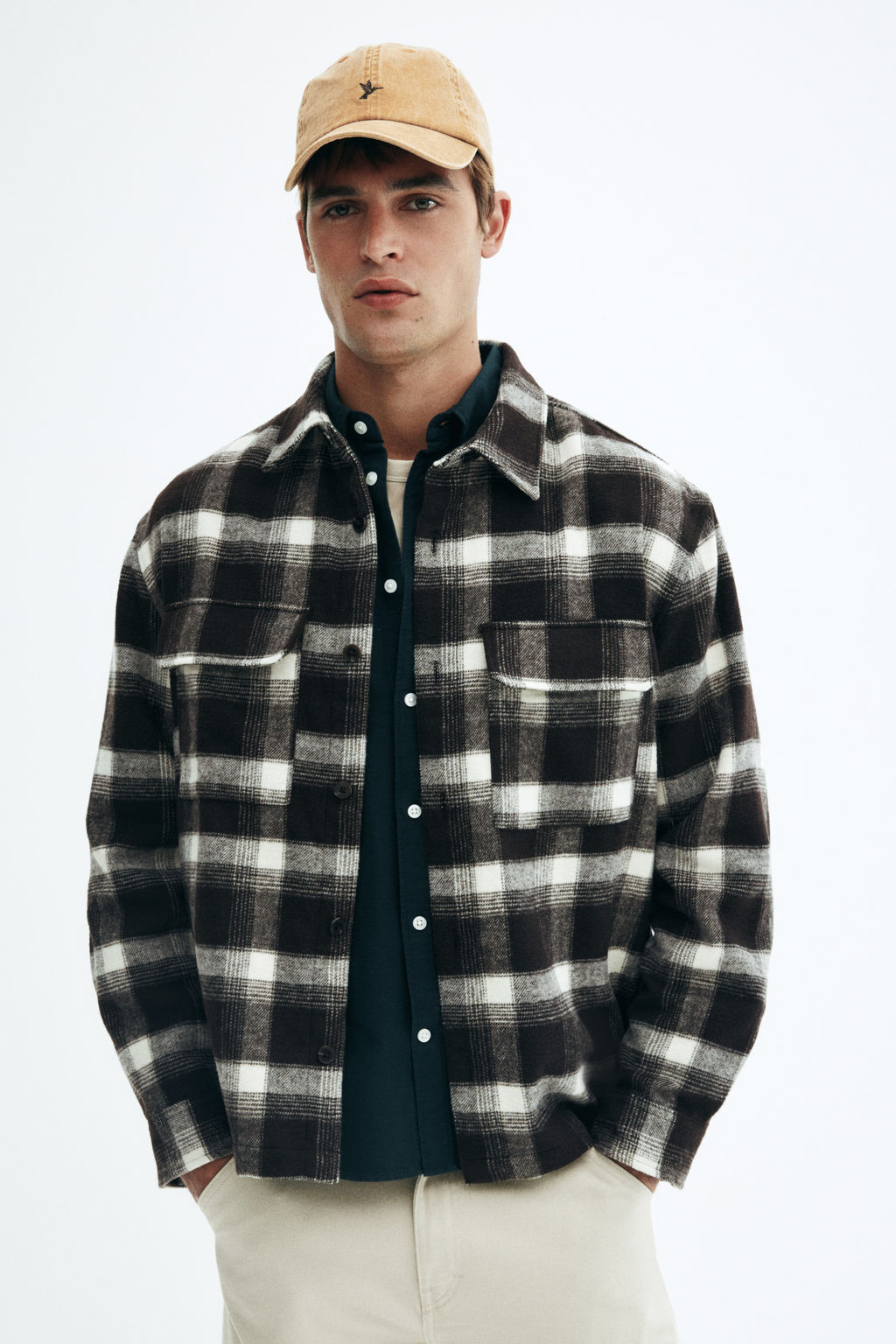 Sobrecamisa de franela Regular Fit - H&m фото 3