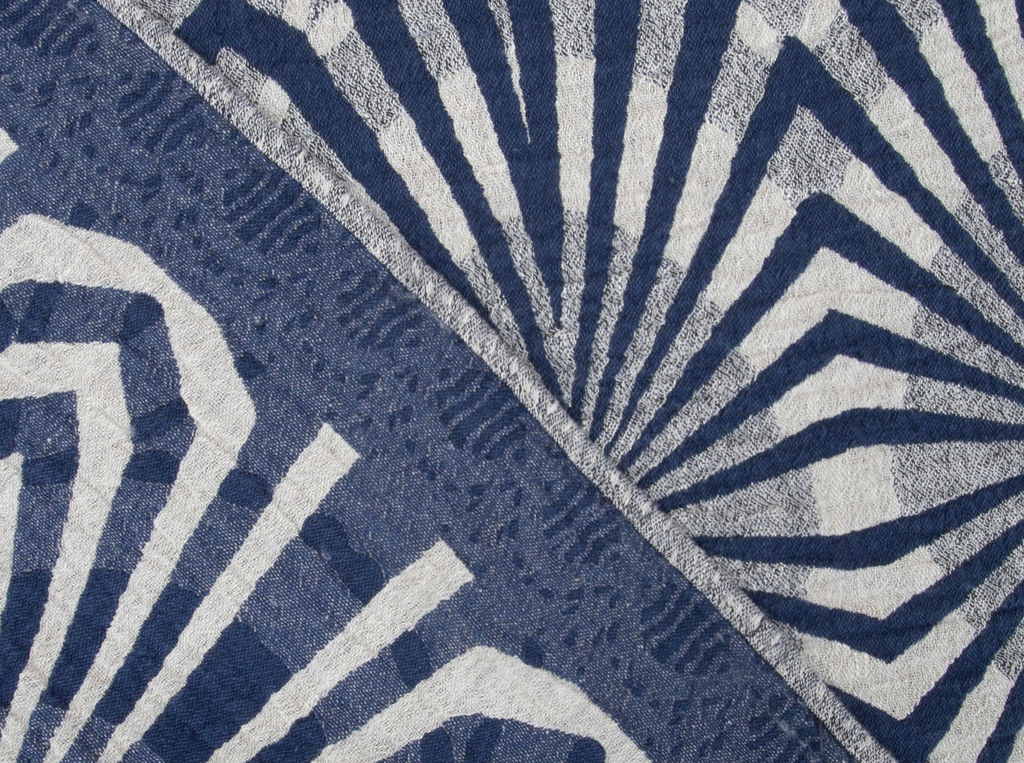 Полотенце 17С356-ШР/у. 55*115 "Мерцание" цв. 1 рис. 219 синий