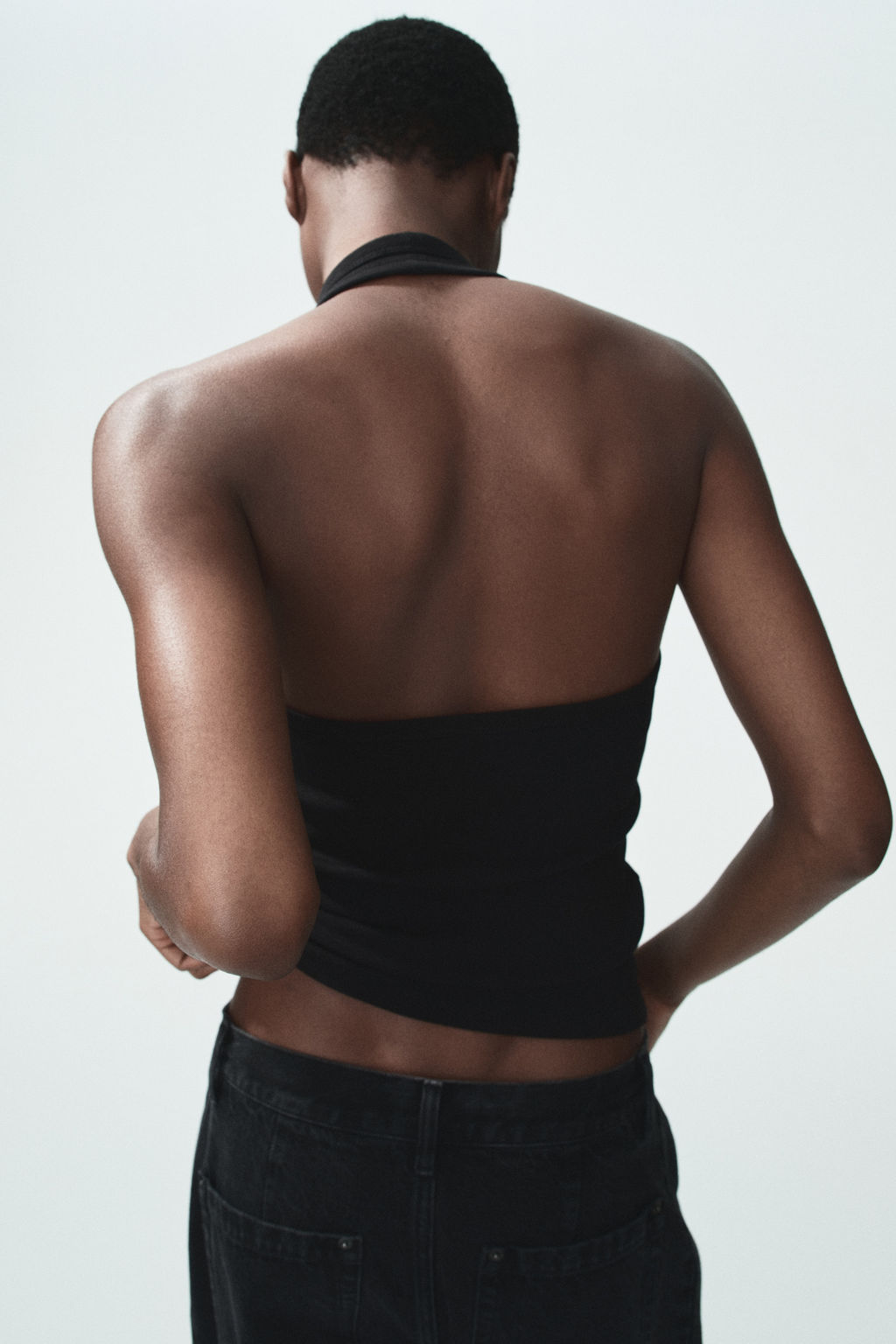 Top halter de algod?n - H&m фото 7