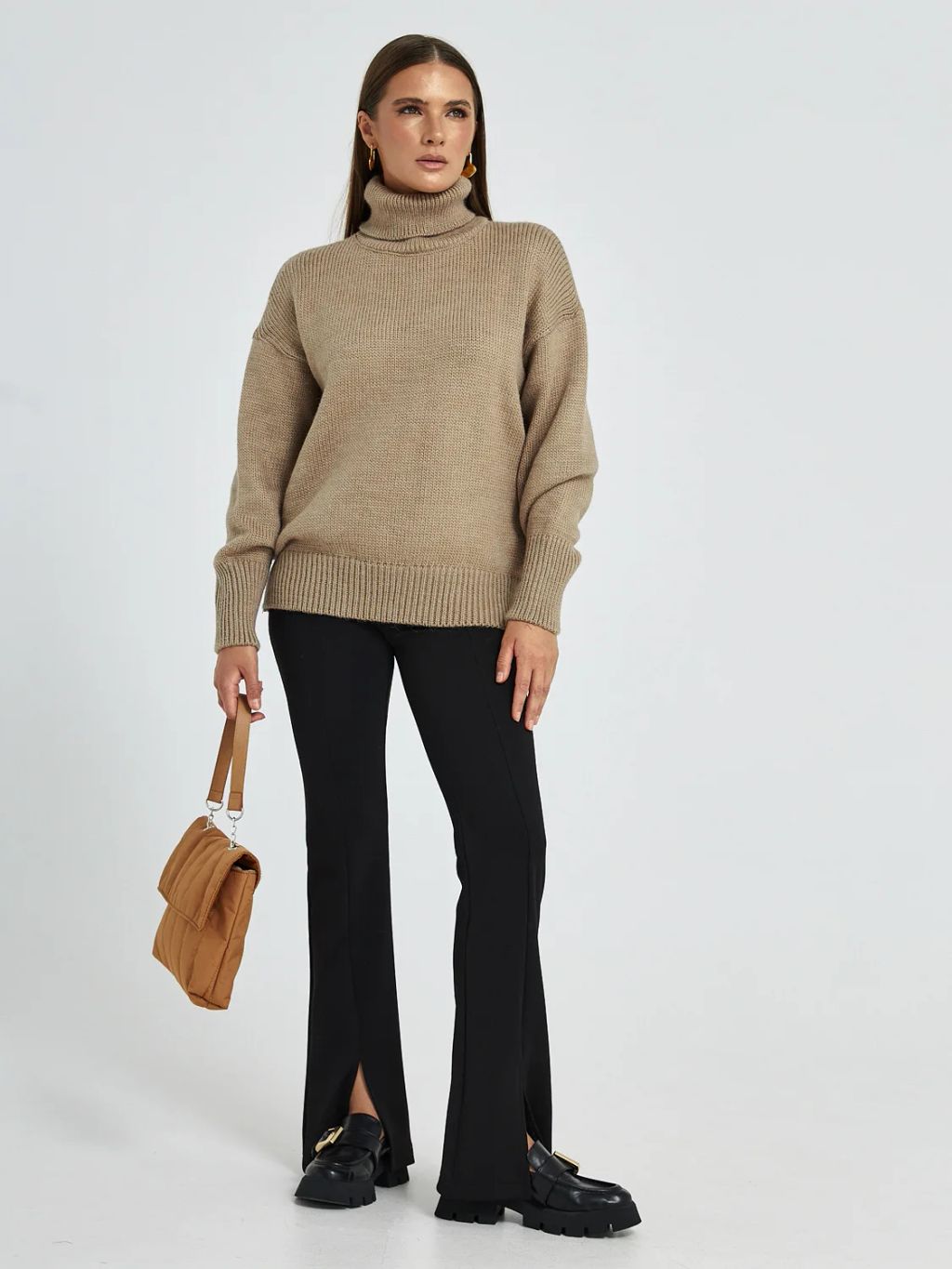 JETTY Джемпер вязаный свитер с горлом  фото 7