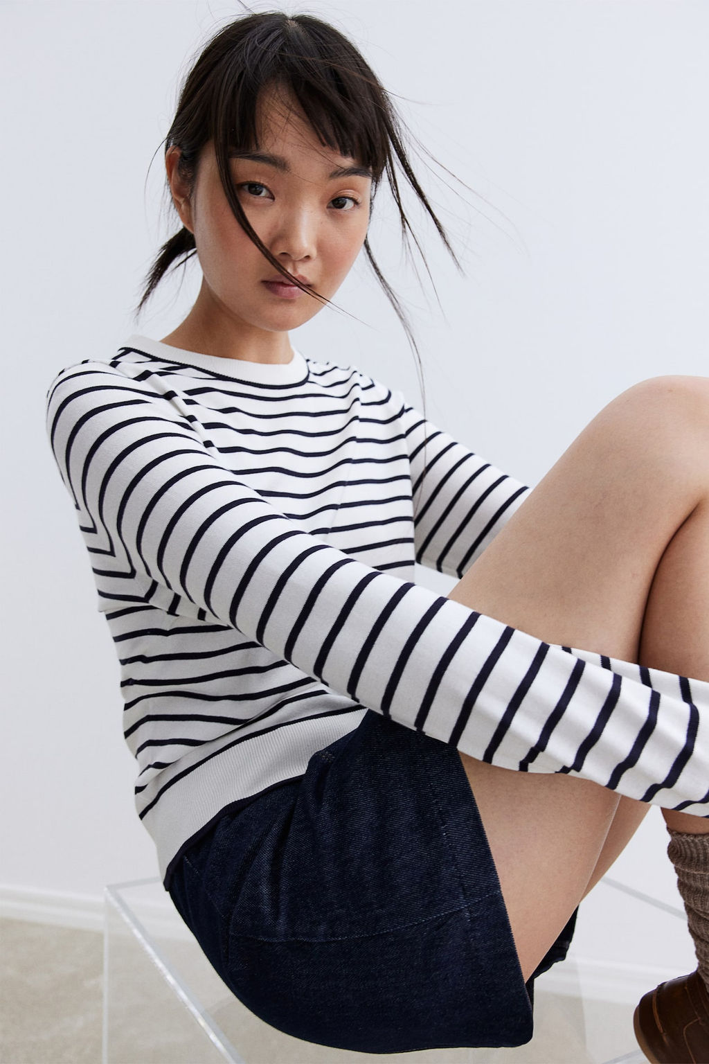 Jersey de punto fino - H&m фото 5