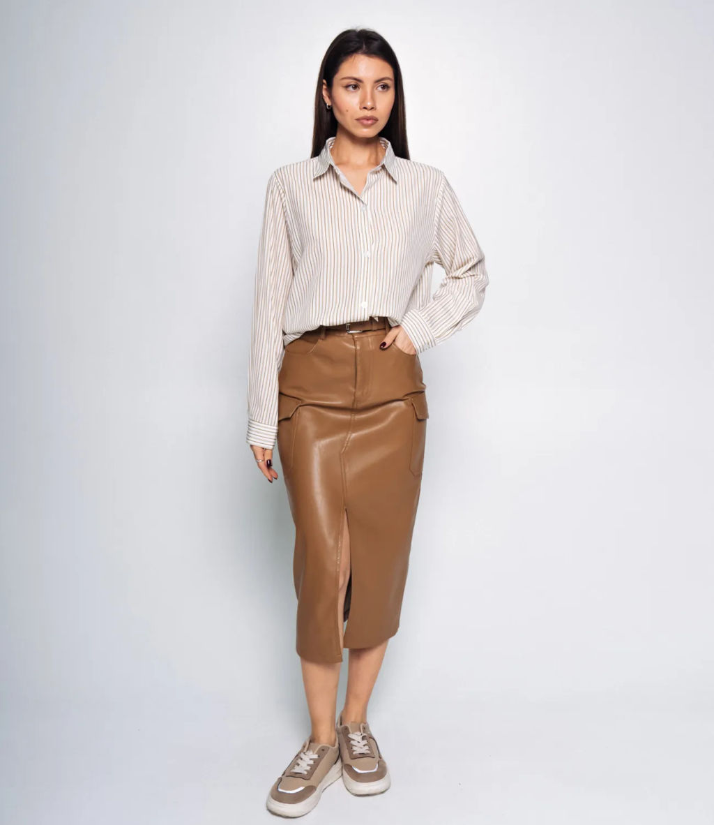 Рубашка #КТ027 (1), бежевый