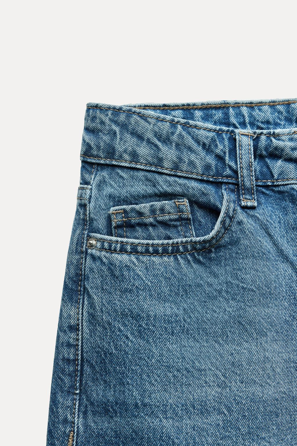 Z1975 HIGH-RISE STRAIGHT JEANS - Zara фото 7