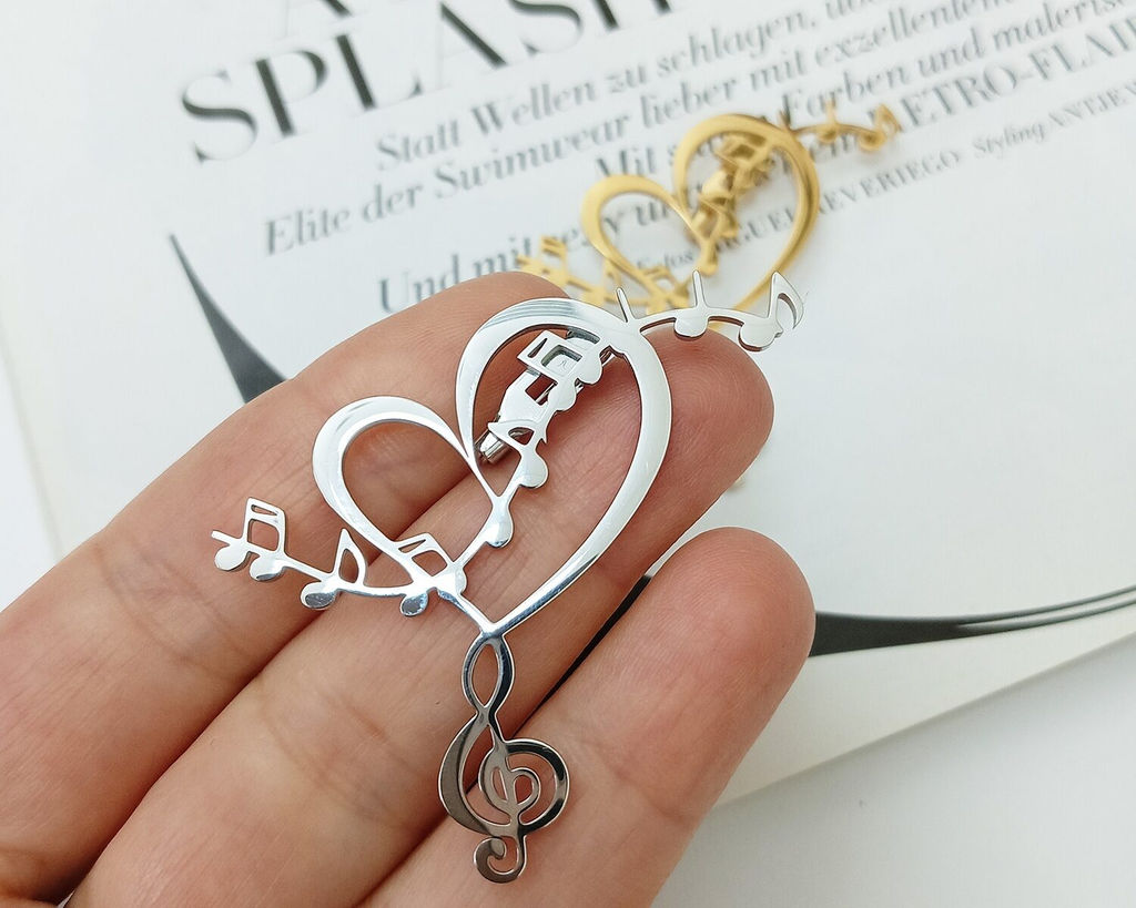 Брошь Ноты - Vel vett фото 5