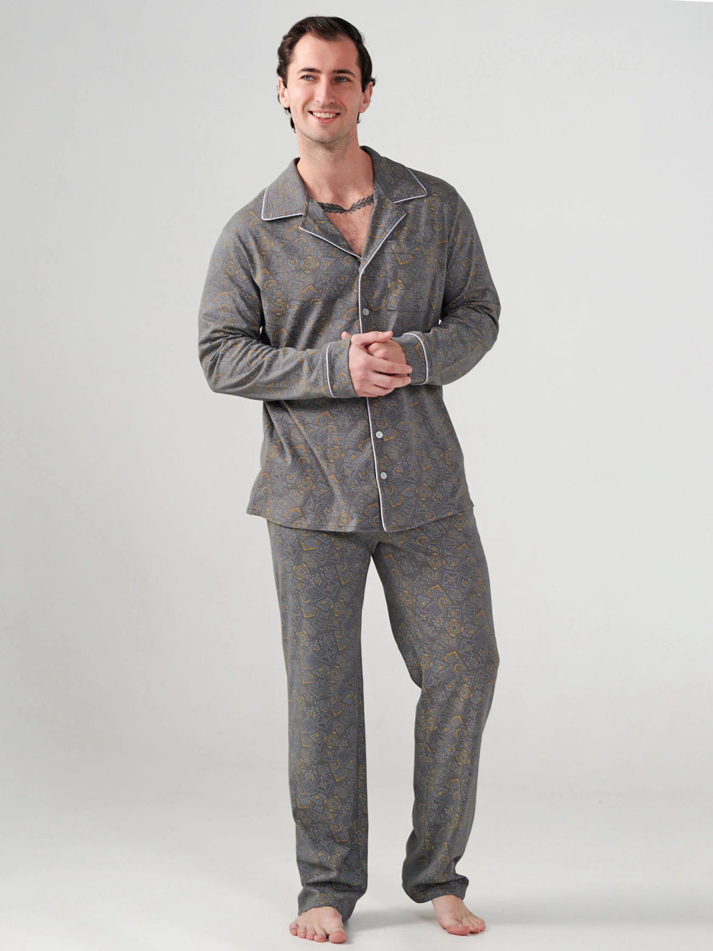 Пижама 100% хлопок  Династия (классическая) - Оптима фото 4