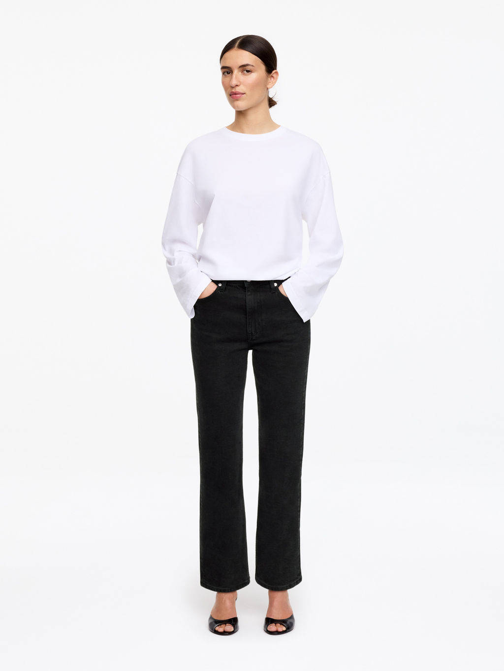 Vaqueros slim JADE CROPPED - H&m фото 7