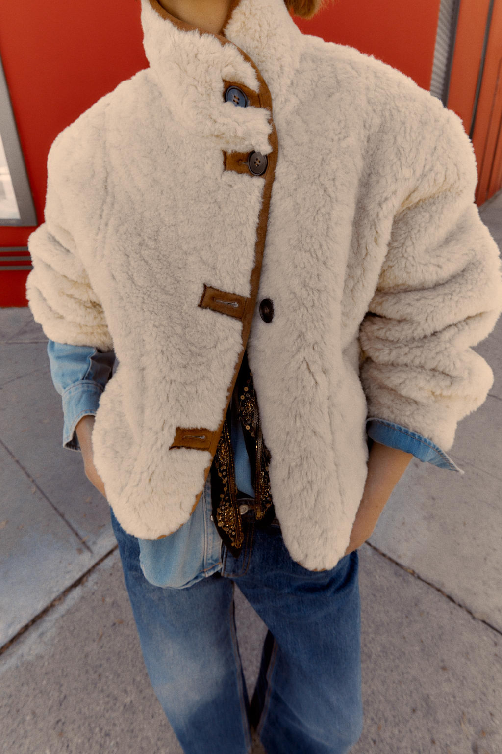 REVERSIBLE DOUBLE-FACED JACKET - Zara фото 27