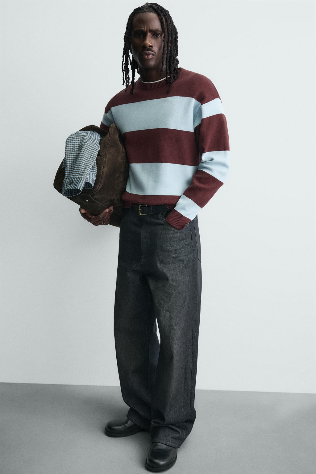 JERSEY ESTRUCTURA SOFT / Rayas - Zara фото 6