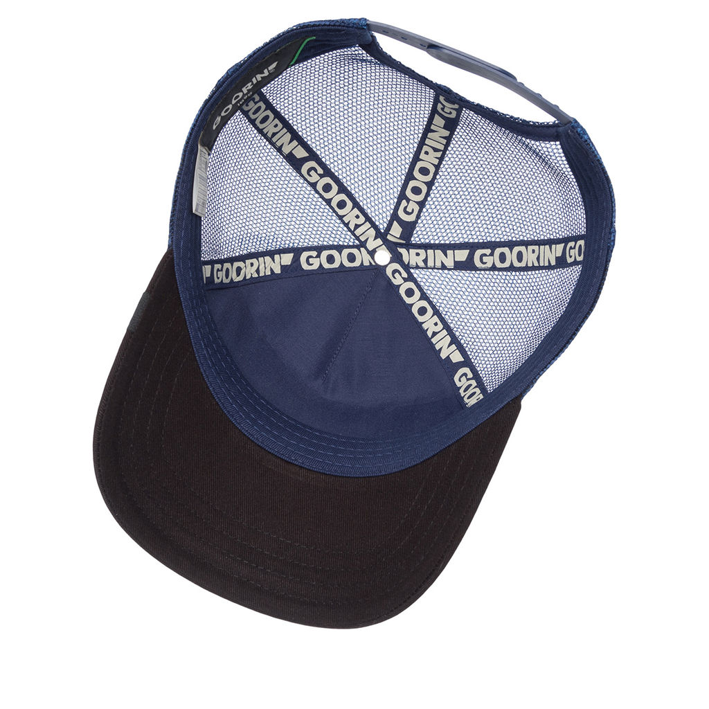 Бейсболка GOORIN BROTHERS арт. 101-2418 (синий / черный)  фото 2