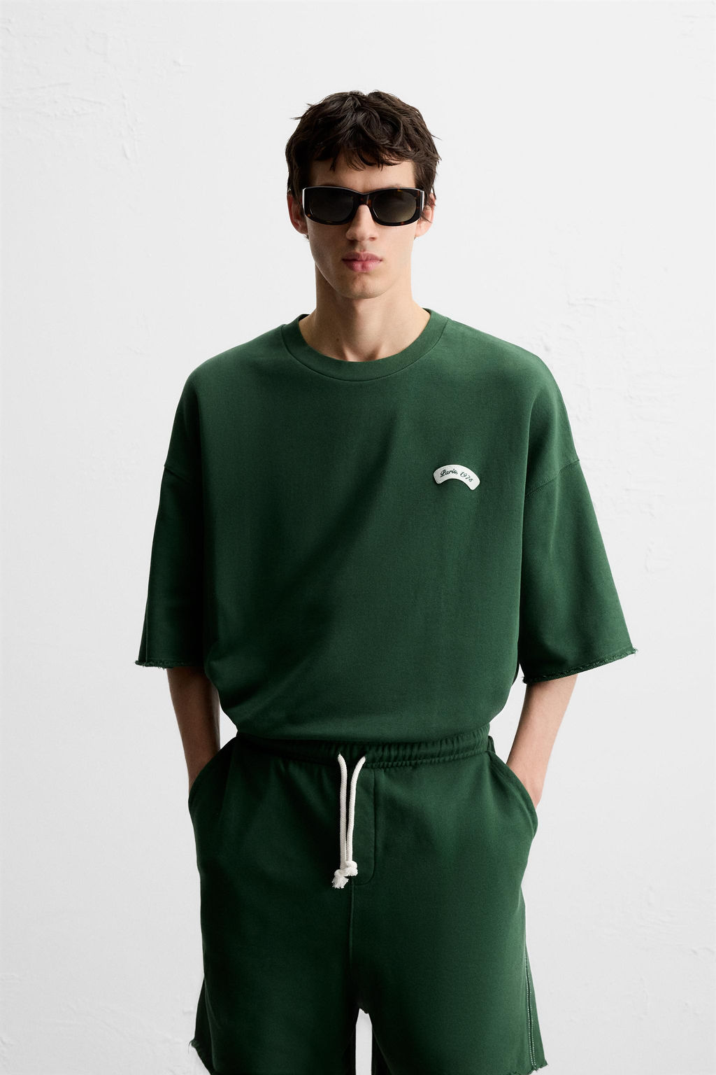 CONTRAST PATCH SWEATSHIRT - Zara фото 2