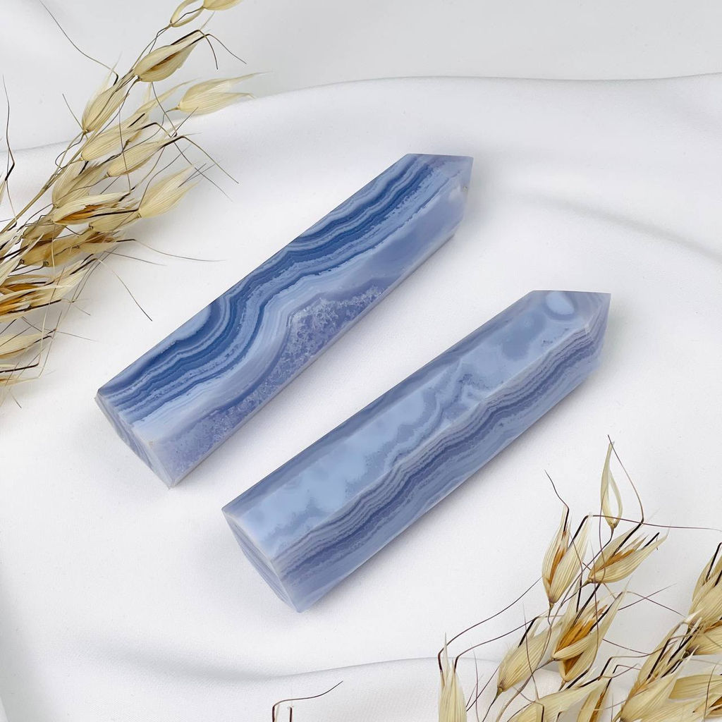 Кристалл из Голубого Агата - Радуга самоцветов фото 3