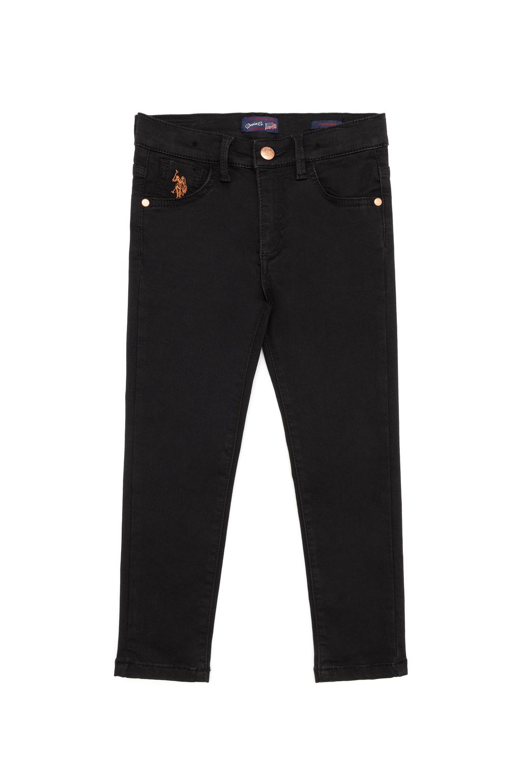 U. S. Polo Assn Черные джинсовые брюки для девочек - U.s. polo assn фото 2