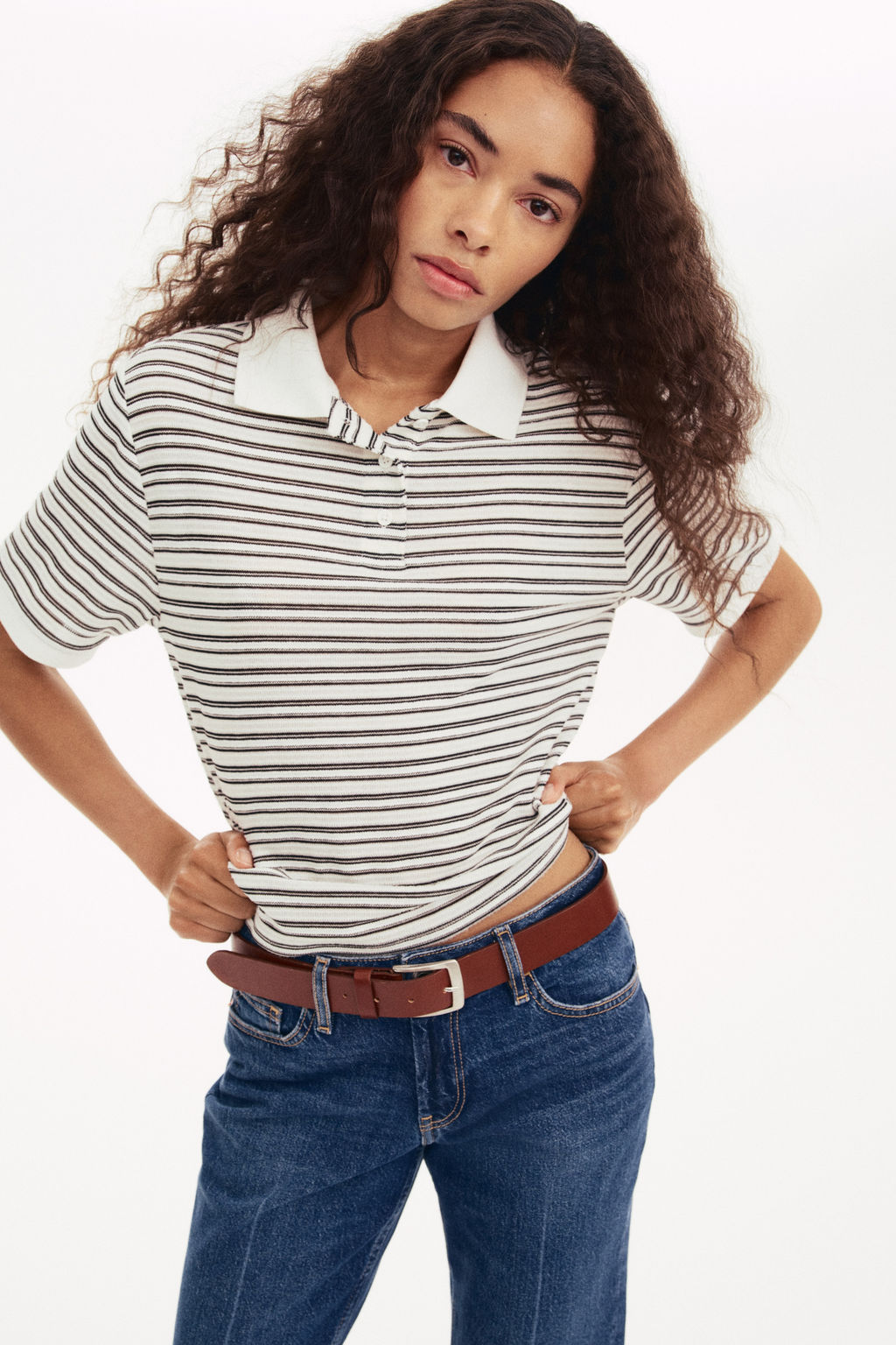 Polo de punto fino - H&m фото 4