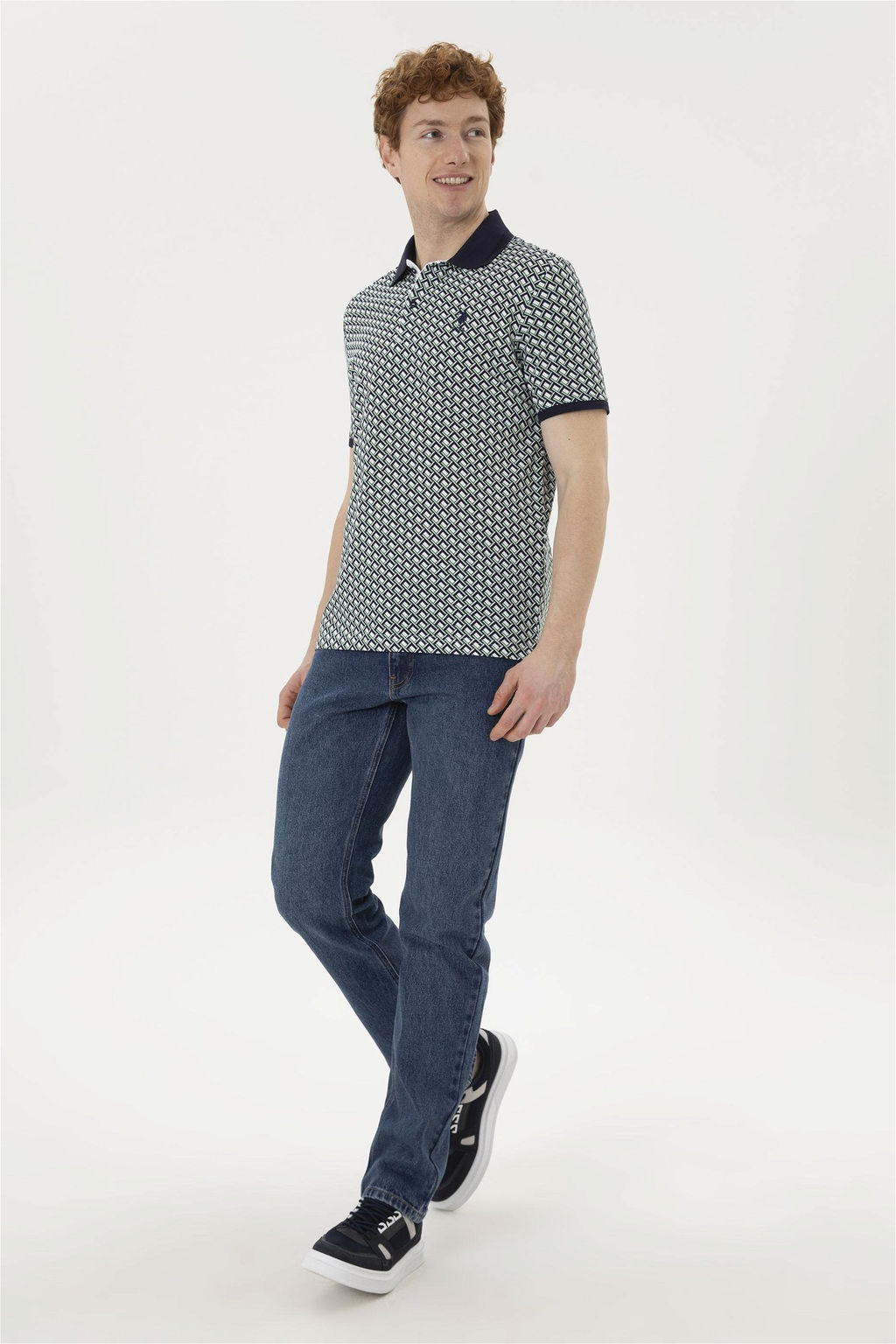 Мужская темно-синяя футболка - U.s. polo assn фото 4