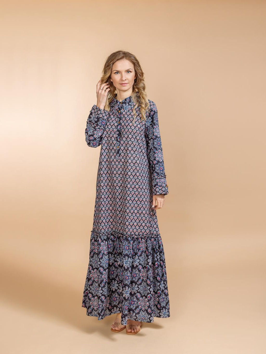 Платье (хлопок) №25-581-2 (Лето-2025) - Ганг фото 3