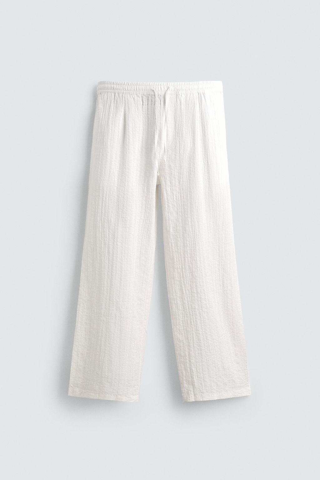 TEXTURED RELAXED FIT TROUSERS - Zara фото 6