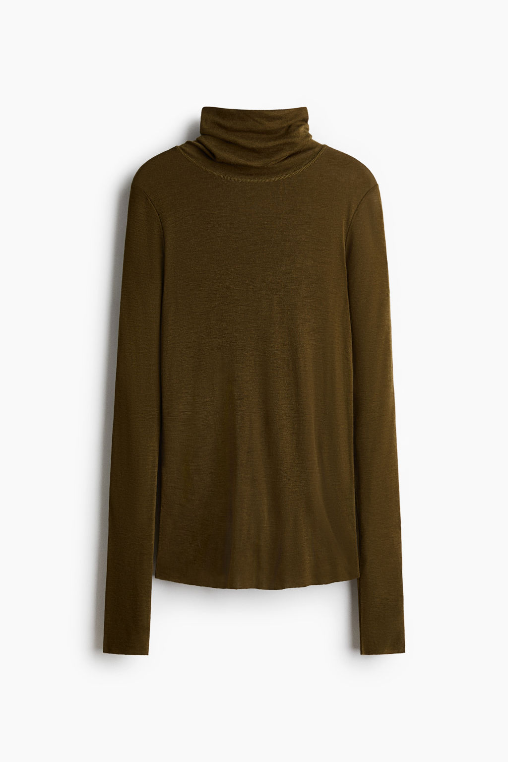 Top de lana con cuello alto