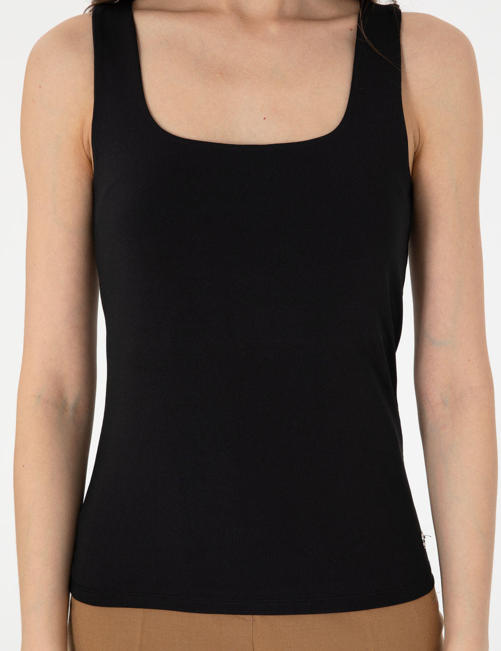 Siyah Extra Slim Fit Ti__rt
