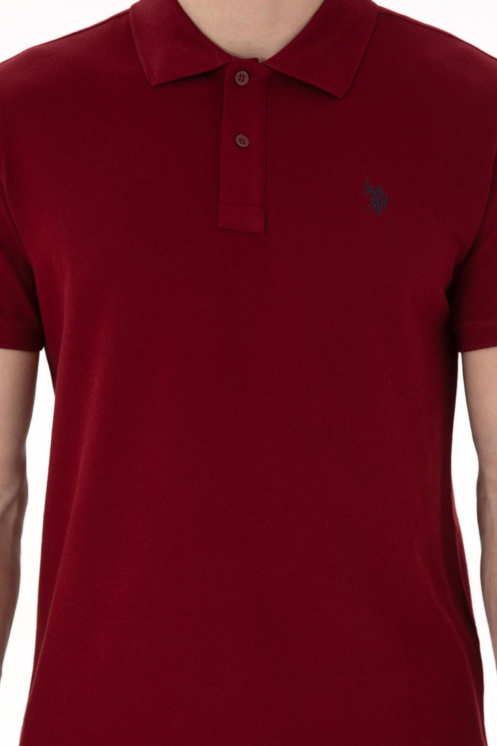 Erkek Slim Fit Polo Yaka Bordo Basic Ti__rt Sepette S_rpriz _ndirim - U.s. polo assn фото 13