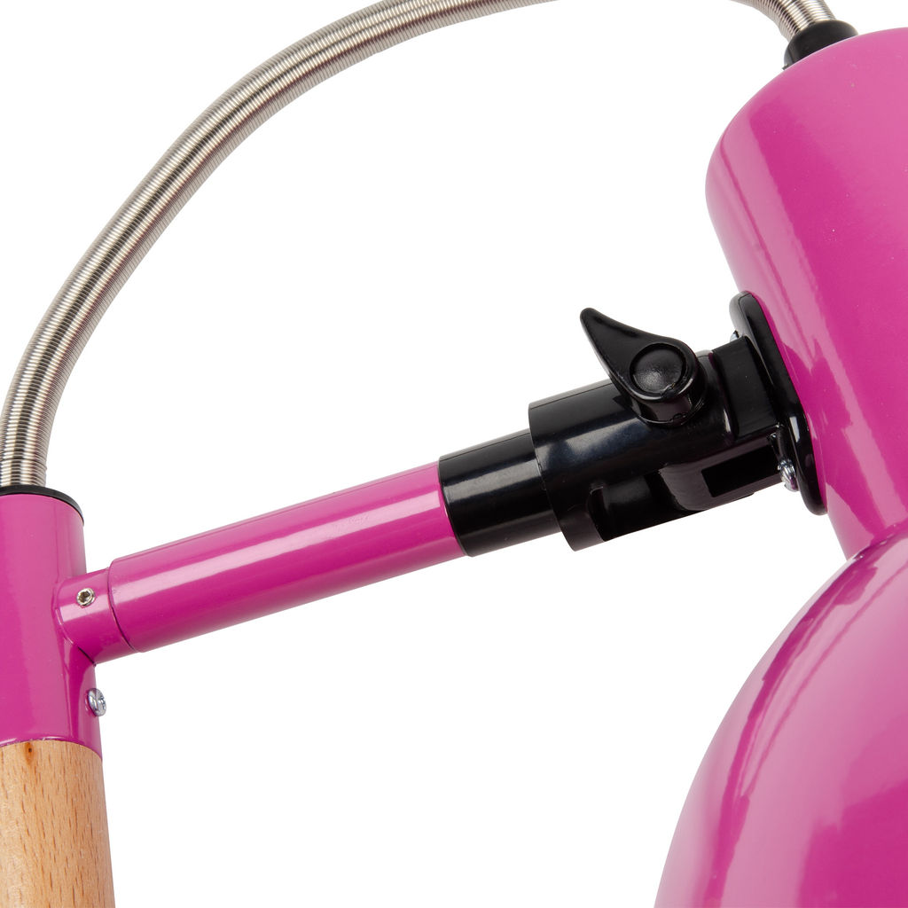 UML-T702 E14 PINK Торшер напольный под лампу Е14, 60W, с регулировкой наклона. Механический выключатель. Розовый. ТМ Uniel - Volpe фото 5