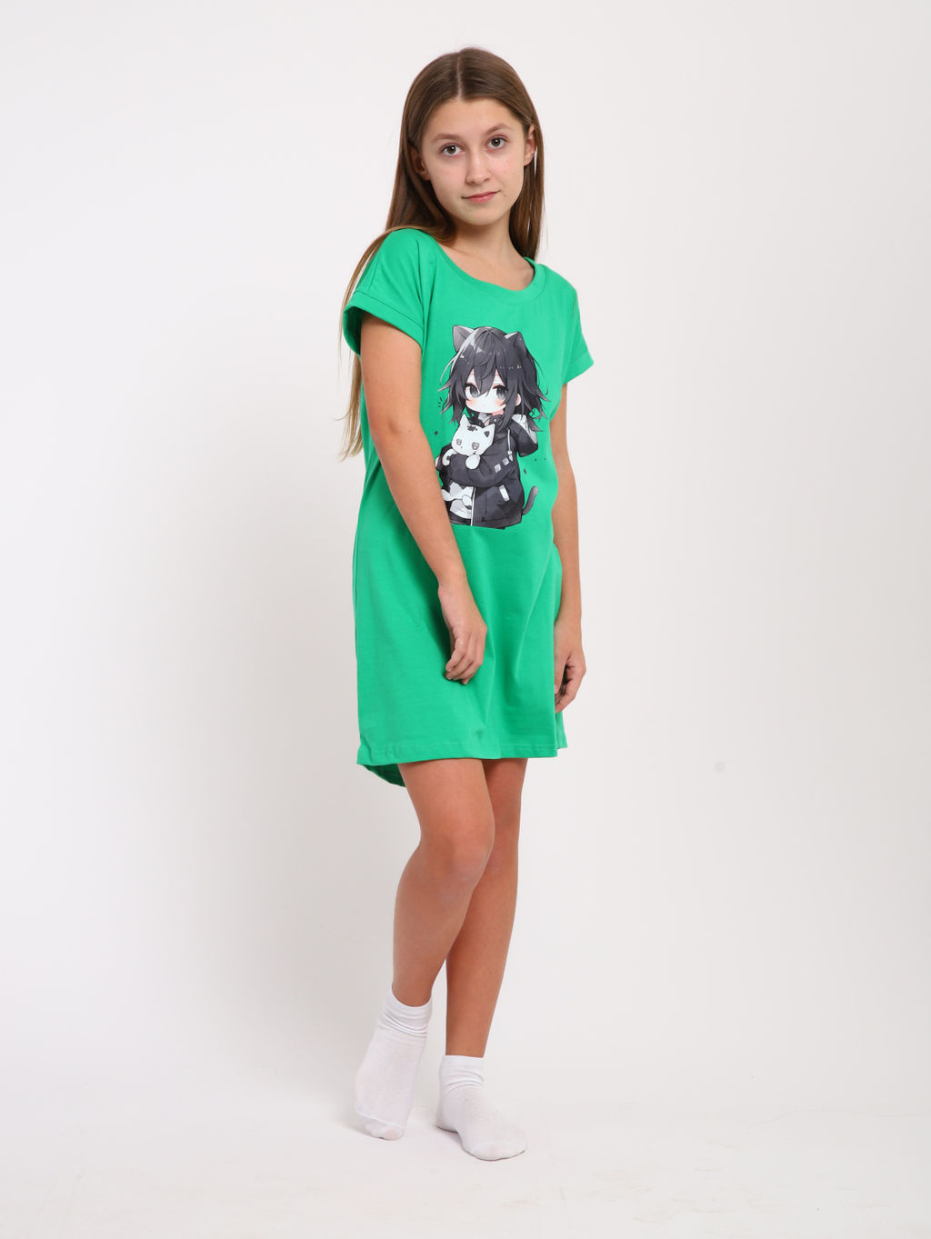 Туника "Малышка" зеленый
