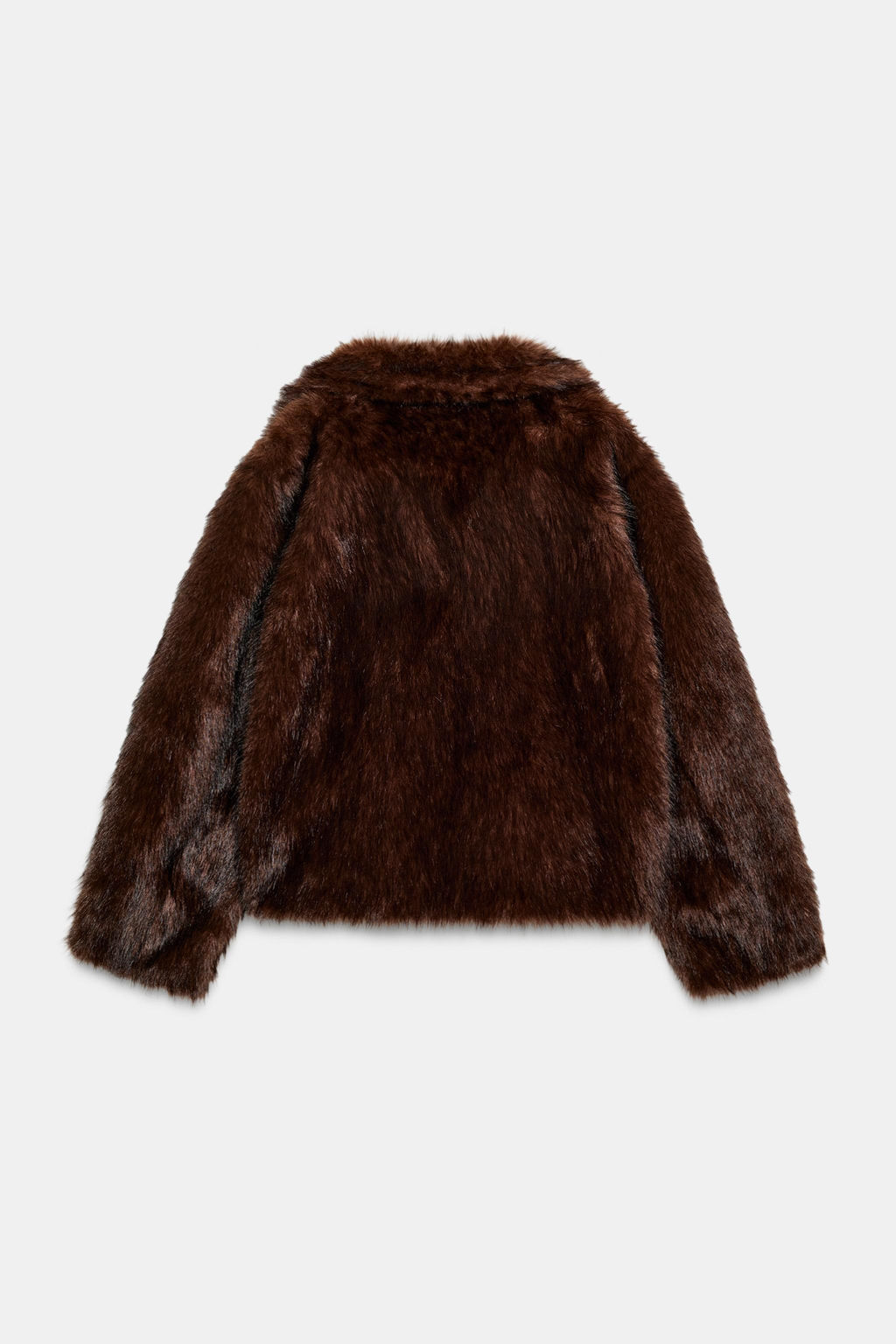 REVERSIBLE DOUBLE-FACED FAUX FUR JACKET - Zara фото 17