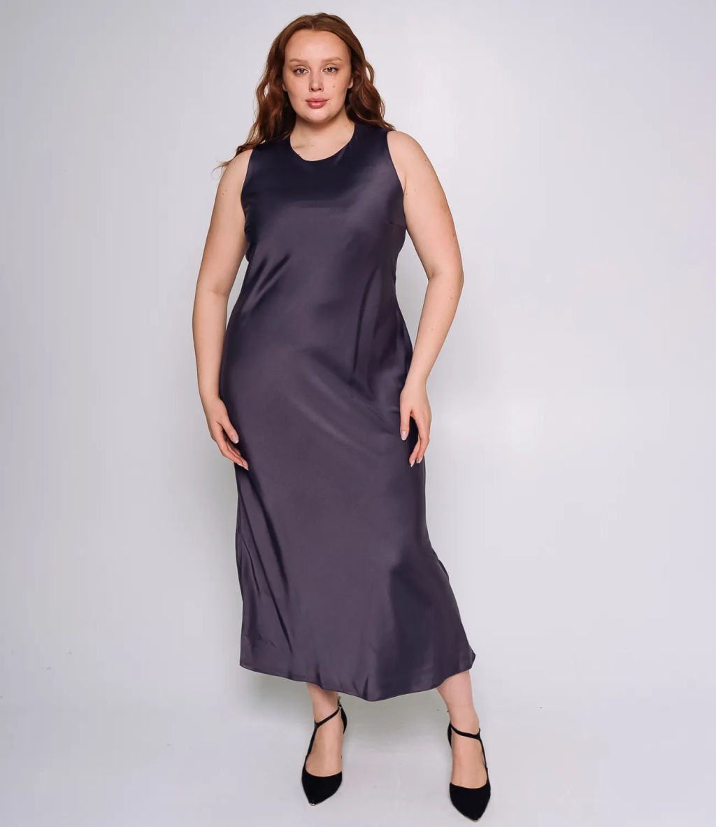 Платье #БШ2340, графит