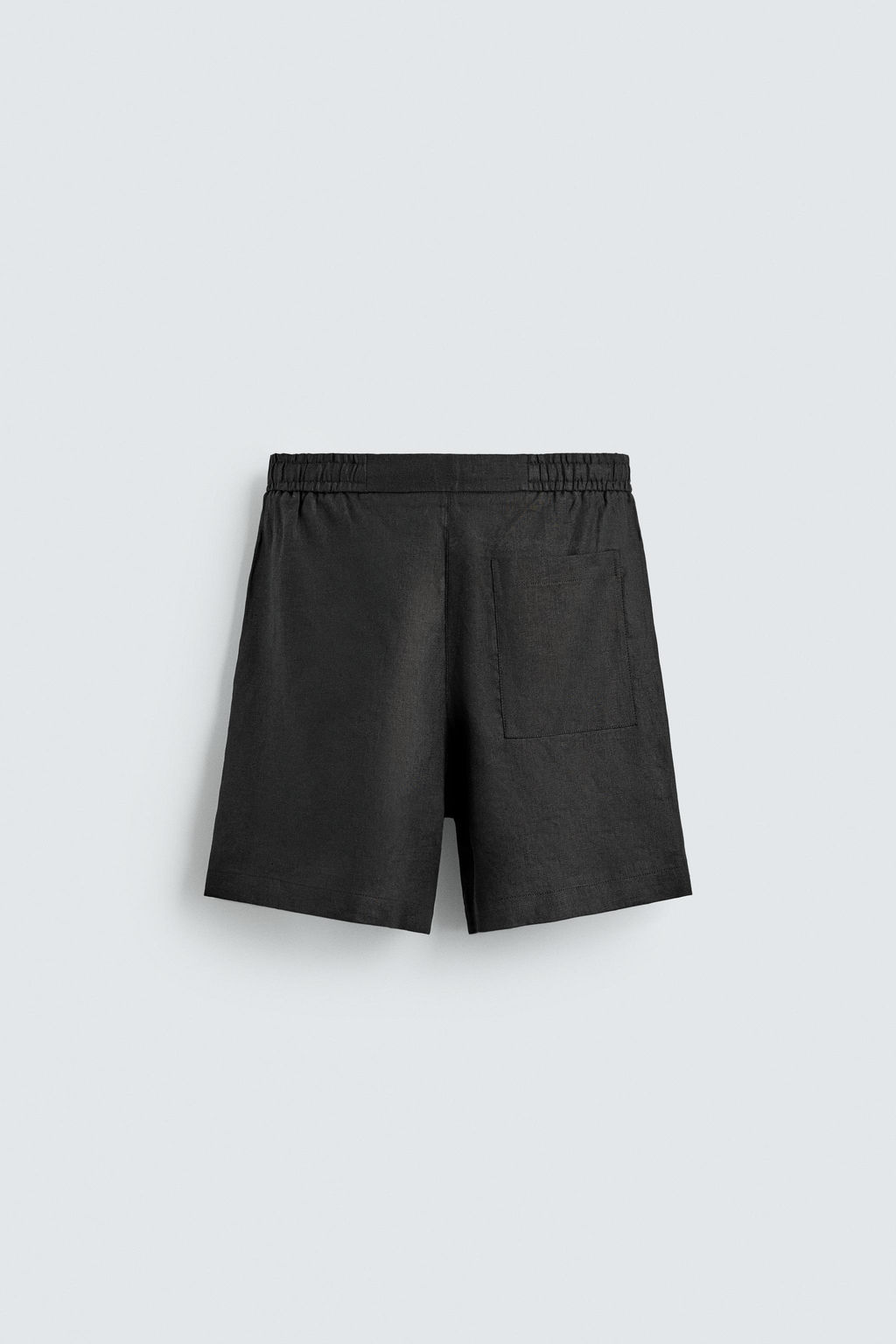 BERMUDA RELAXED FIT 100% LINO / Negro - Zara фото 8