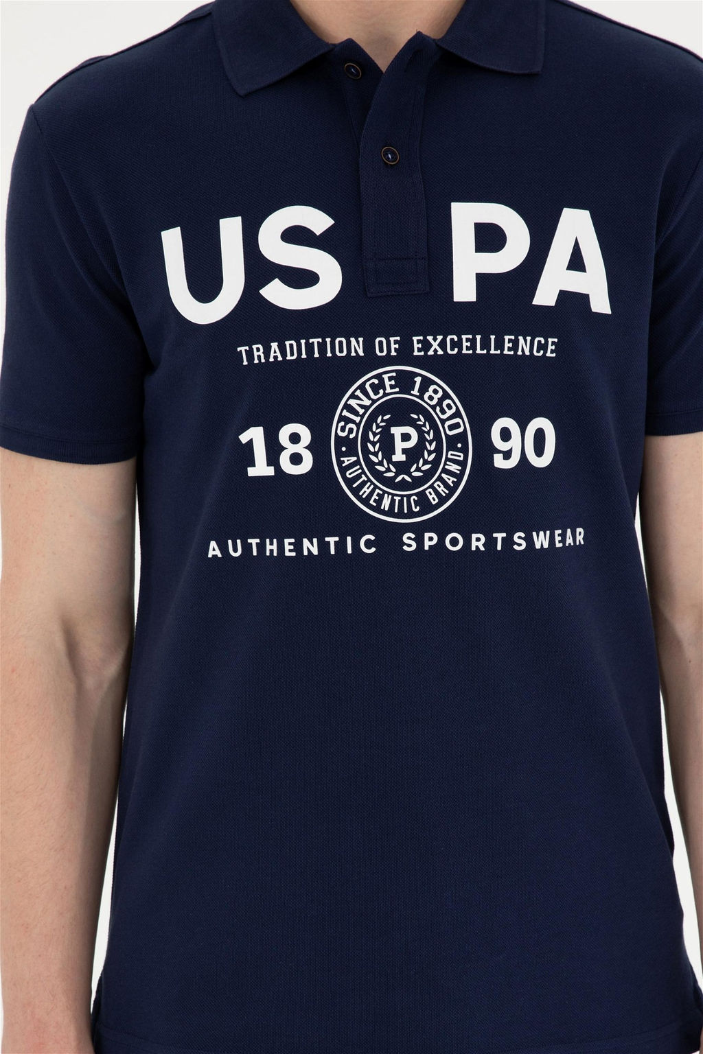 Мужская темно-синяя футболка - U.s. polo assn фото 6