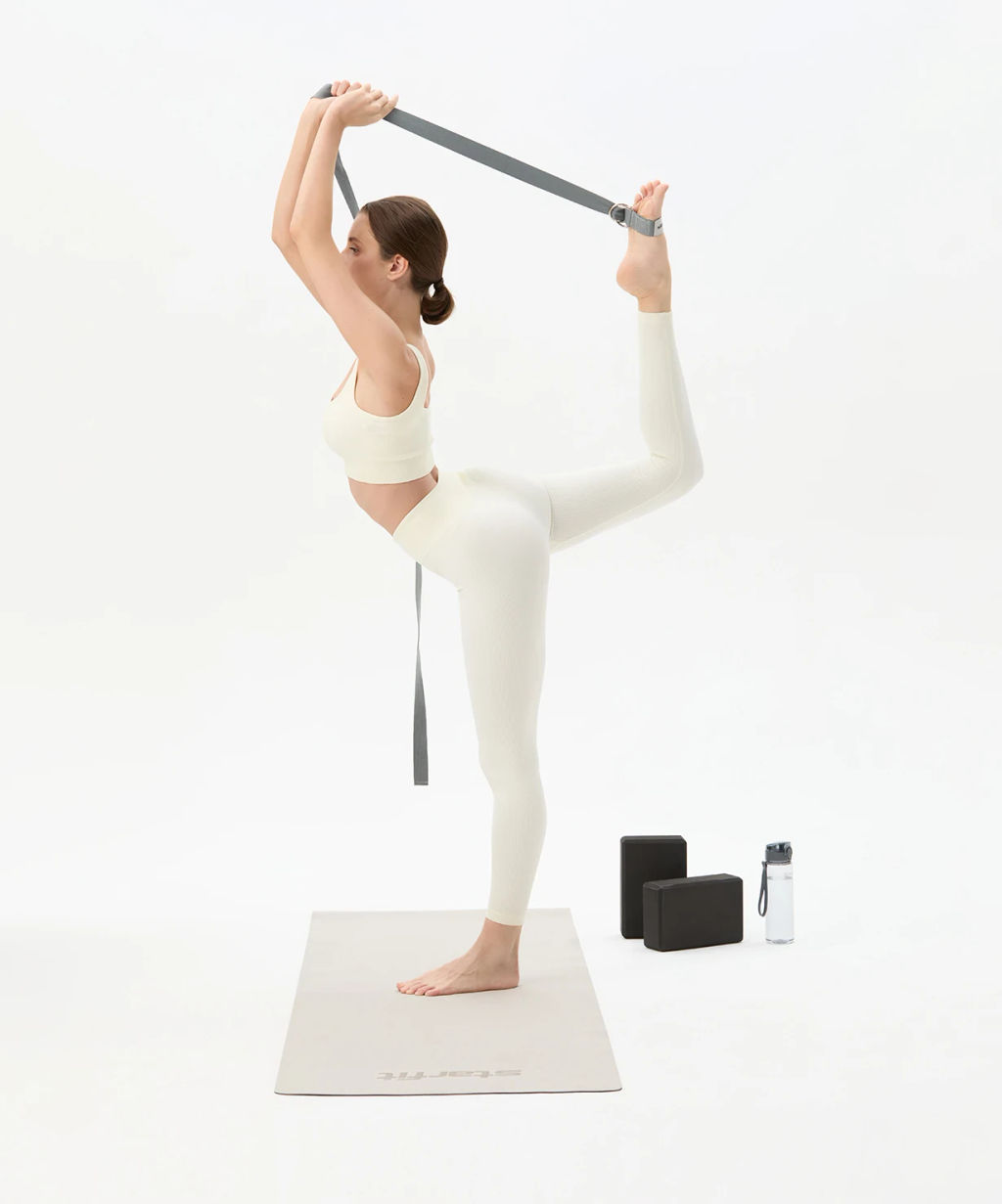 Ремень для йоги STARFIT YB-100 240 см, темно-серый фото 6