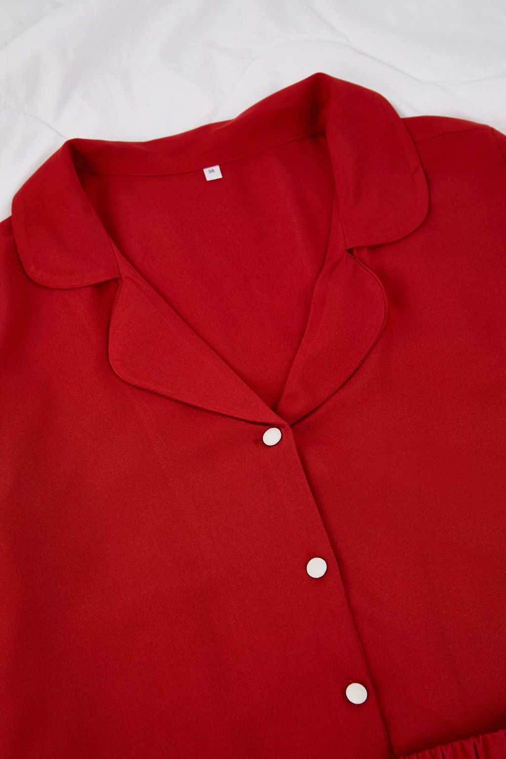 Pembe Kurdele/Fiyonk Nak?s Detayl? Viskon Dokuma Pijama Tak?m? THMAW26PT00089 - Trendyolmilla фото 14