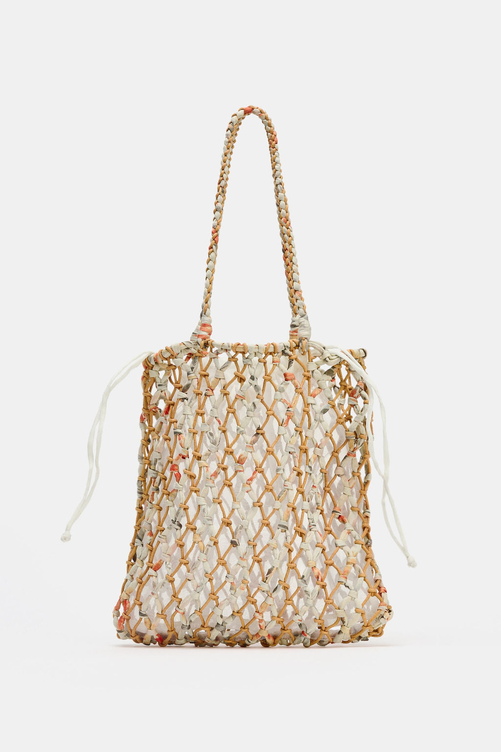 BRAIDED WOVEN HANDBAG - Zara фото 8