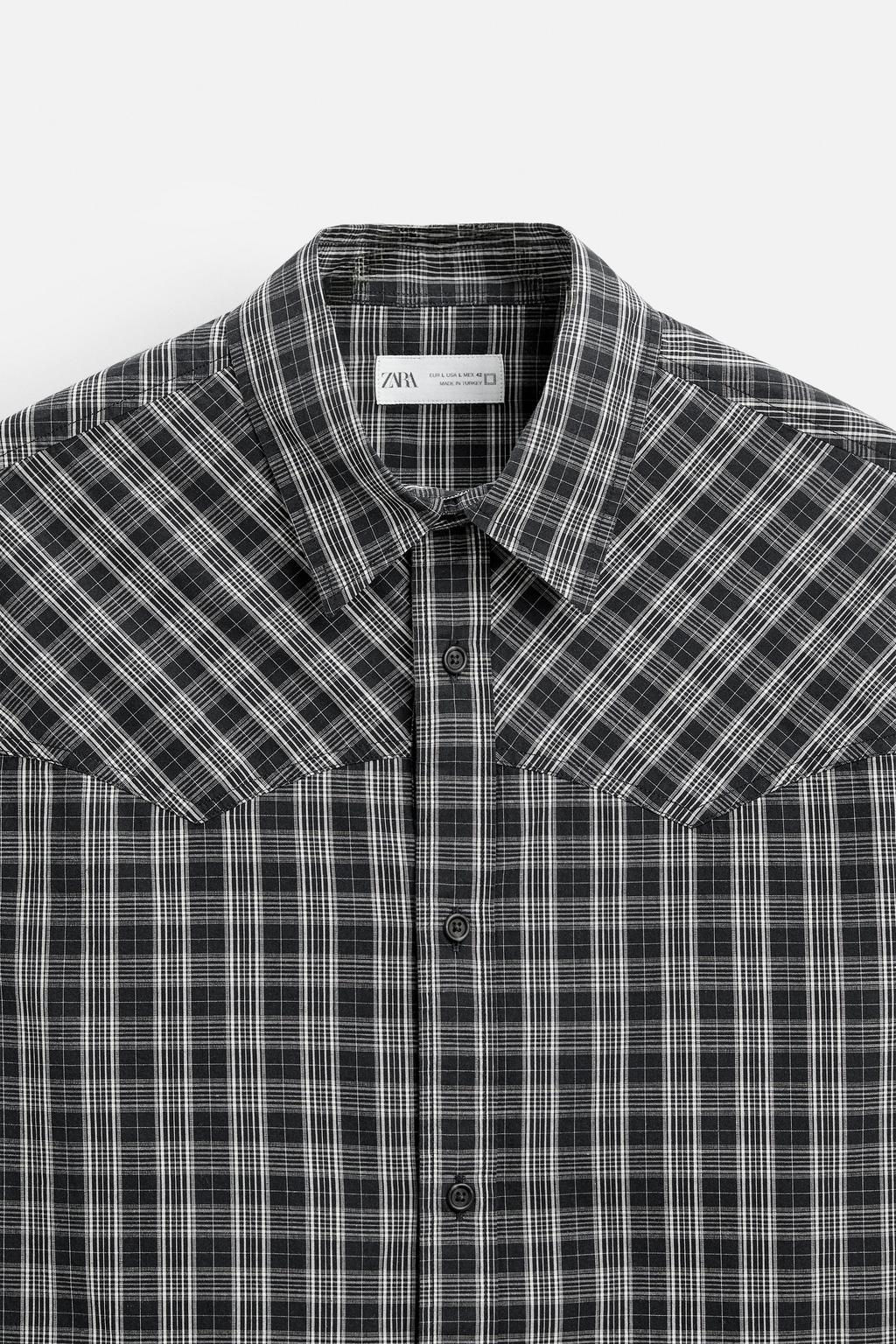 CHECK SHIRT - Zara фото 7
