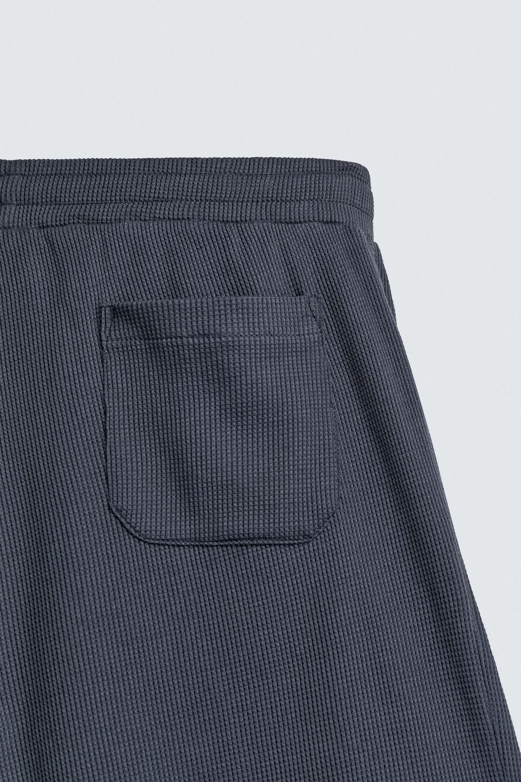 BERMUDA JOGGER ESTRUCTURA WAFFLE / Azul / Acero - Zara фото 10