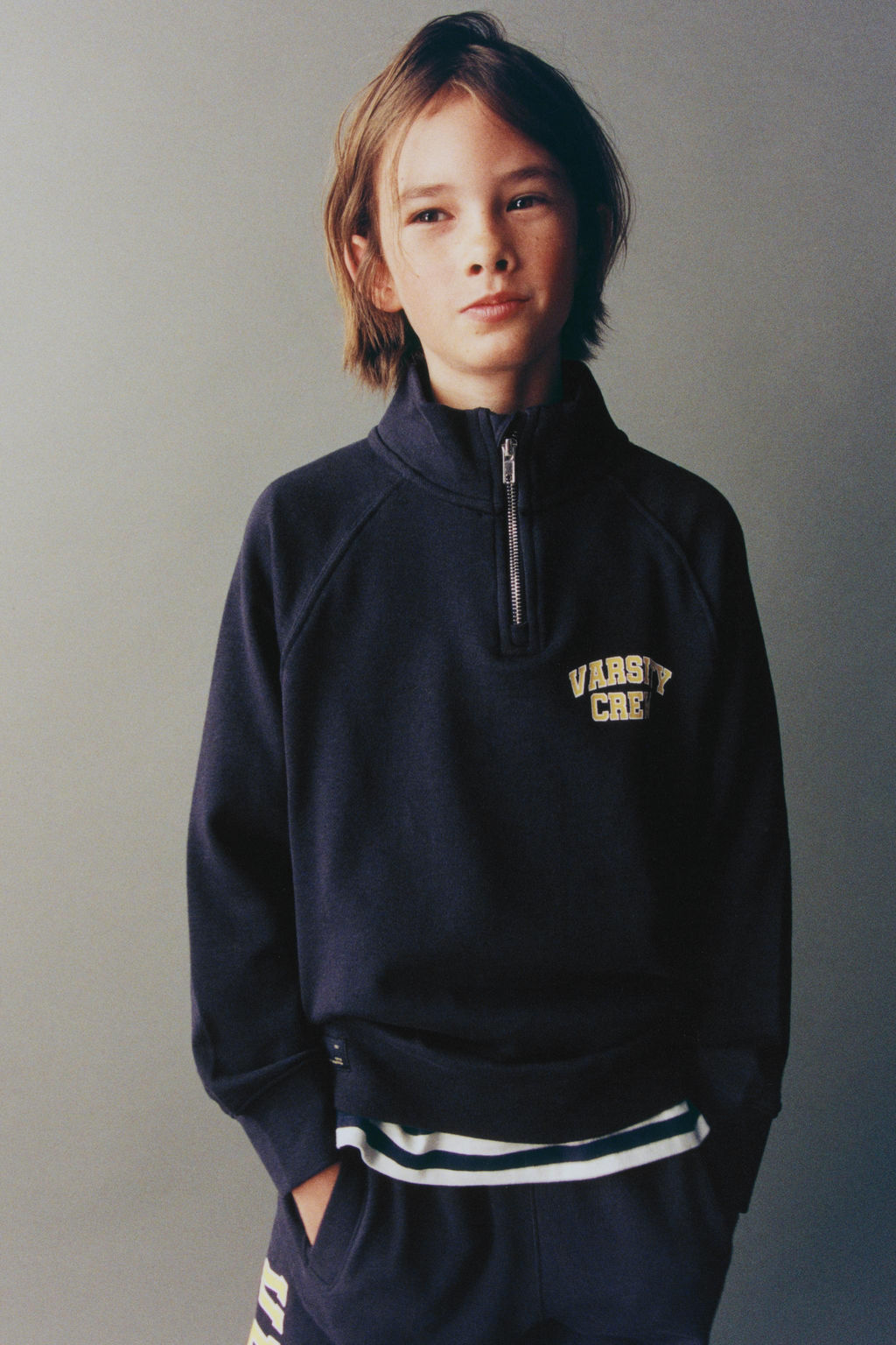 VARSITY JOGGING SWEATSHIRT - Zara фото 5